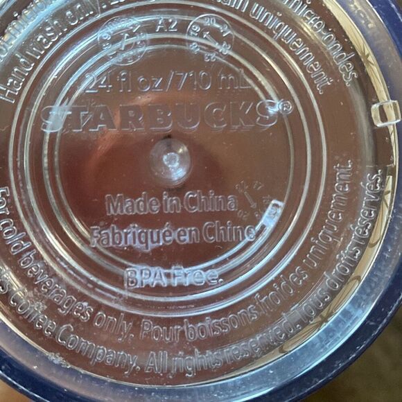 Starbucks venti 24 ounce tumbler cactus rose gold summer 2019 no straw - Picture 3 of 6